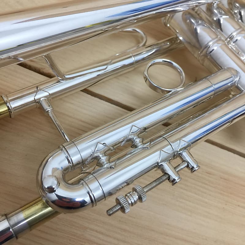 Certified Bach Stradivarius S37 Silver Professional Trumpet w