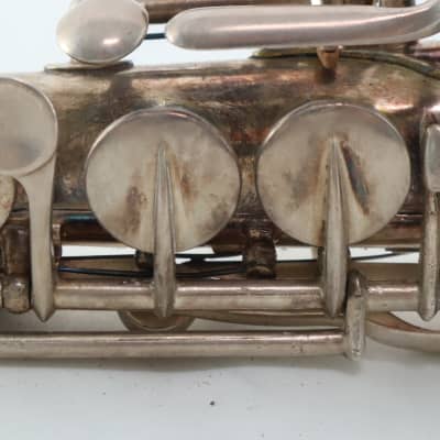 Early Buffet Crampon Soprano Saxophone in Silver Plate HISTORIC COLLECTION image 11
