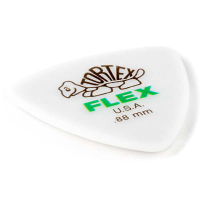 Dunlop 456P.88 Tortex Flex Triangle Guitar Picks, .88mm, 6-Pack image 2