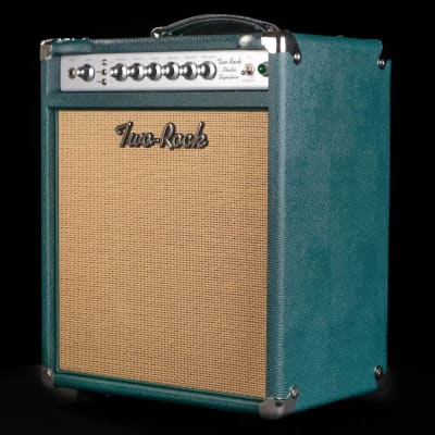 Two-Rock Studio Signature 1x12 Combo Amplifier - British Racing Green with Silver Face image 3