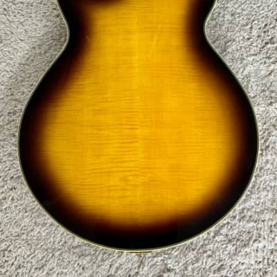 D'Angelico Excel SS Semi-Hollow Body Guitar, Vintage Sunburst, DAESSVSBGTPO image 4
