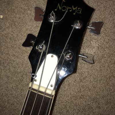 Vintage 1960’s Norma Tiesco Bass MIJ image 4