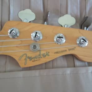 Fender Hot Rod P/J Precision Bass USA 2000 Sunset Orange Transparent W/ Fender HardShell Case image 12