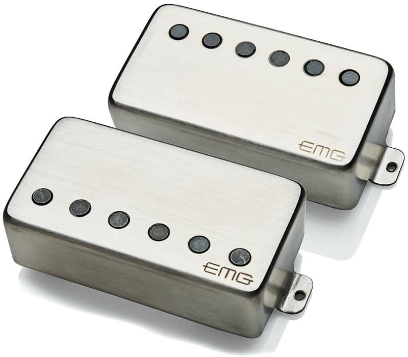 Emg Tw Dual Mode Neck And Bridge Pickup Set Brushed Reverb