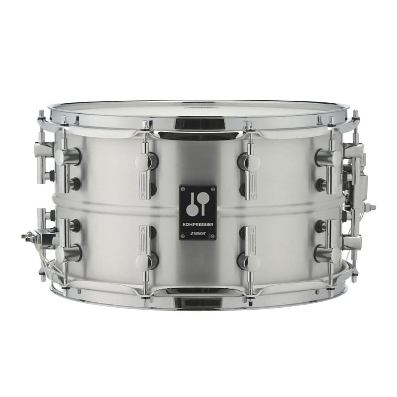 Sonor Kompressor Snare Drum 14x8 Polished Aluminum image 1