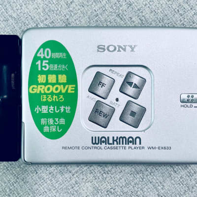 Sony WM-EX633 Walkman Cassette Player, Excellent Silver Looking ! Working ! image 1