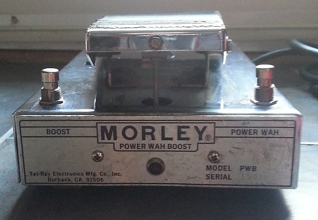 Rare Vintage Morley PWB Power Wah Boost Guitar Effects Pedal
