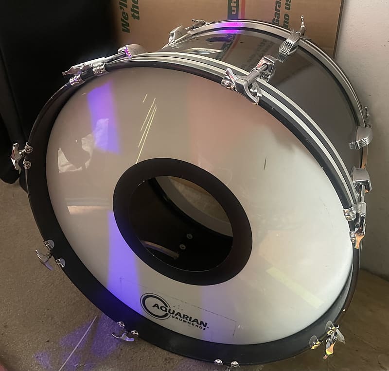 ludwig vistalite bass drum