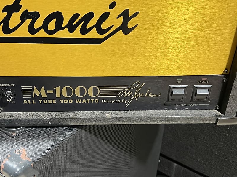 Metaltronix M-1000 100w Head 1988 - its got an Insane Overdrive amp  designed by Lee Jackson we have 2 available.