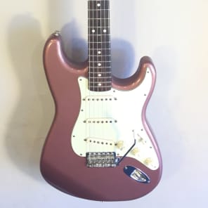 Fender 60's Reissue Stratocaster 1998 Burgundy Mist/Rosewood image 1