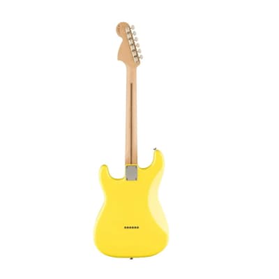 Fender Limited Edition Tom Delonge 6-String Stratocaster Electric Guitar with Seymour Duncan Invader Humbucker (Right-Handed, Graffiti Yellow) for sale