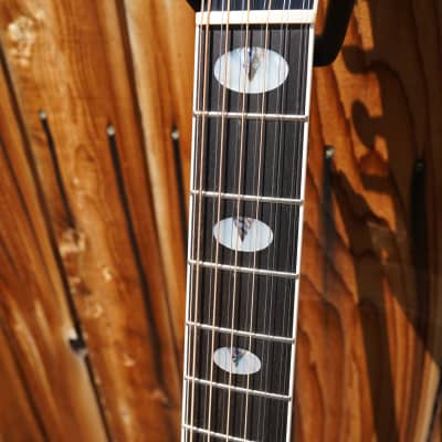 Takamine TSP158C-12 SBL - See Thru Black Gloss  12-String Acoustic Electric Guitar w/ Case image 8