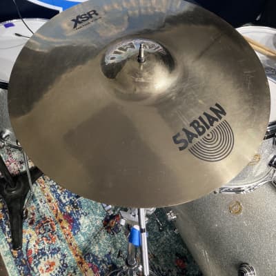 Russ McKinnon's (Barry Manilow, Tower of Power) Sabian 18" XSR Fast Crash Cymbal 1382g 1999 image 1
