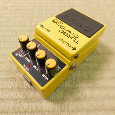 Boss OD-2 Turbo Overdrive MIJ Black Label Vintage Japan | Reverb