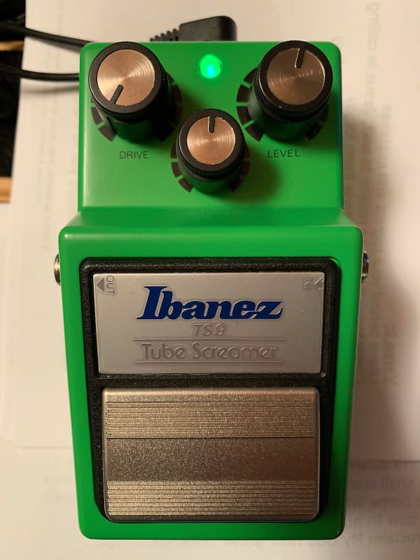 Ibanez TS9 Tube Screamer Reissue with TS808 Chip Mod