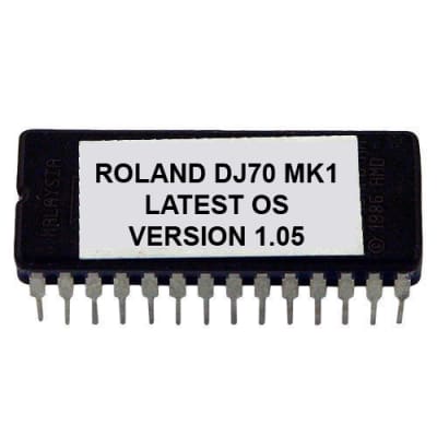 Roland DJ-70 MK1 Version 1.05 firmware Latest OS update upgrade EPROM ROM DJ70