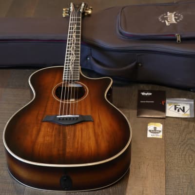 MINTY! 2020 Taylor K-24ce Grand Auditorium Acoustic/ Electric Shaded Edge Burst + Taylor Gig Bag for sale