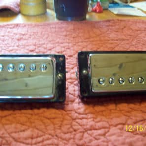 Gibson Pickups 1965 All Original Hardware  Chrome  Patent Decal Post PAF image 2