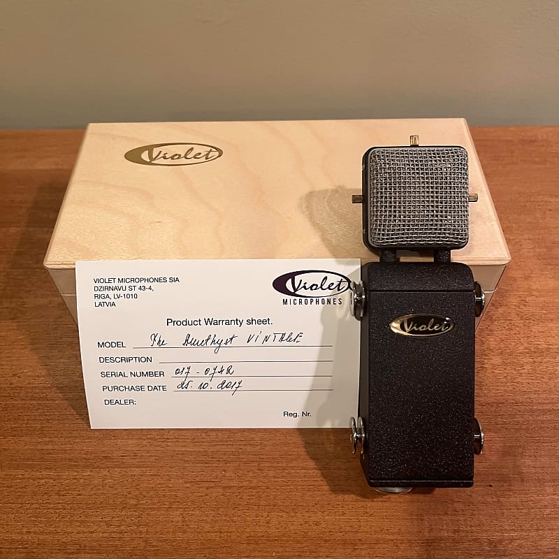 Violet (JZ Microphones) The Amethyst Vintage 2017 Reverb