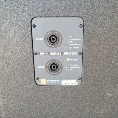 JBL SR-4735X Speakers 90's Black (Pair) image 1