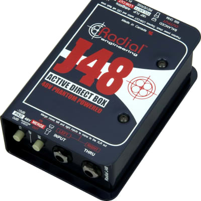 【訳あり特価】Radial J48 アクティブダイレクトボックス Amazon.com: Radial J48 MK2 48V Phantom Power Active Direct