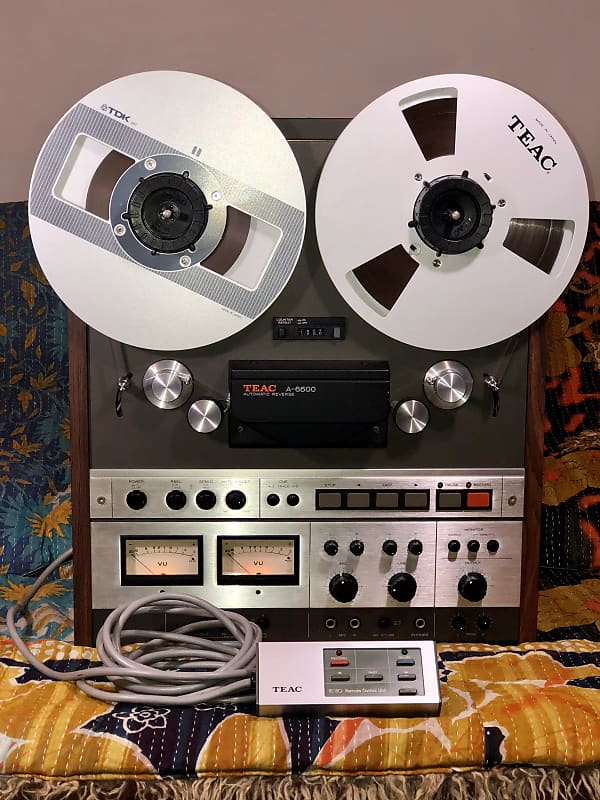 TEAC A-6600 -- 4-track, 2-channel R2R Tape Deck w/ Remote