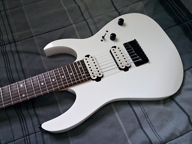Ibanez RG7421 White 7 String w/ Dimarzio D-Activators | Reverb