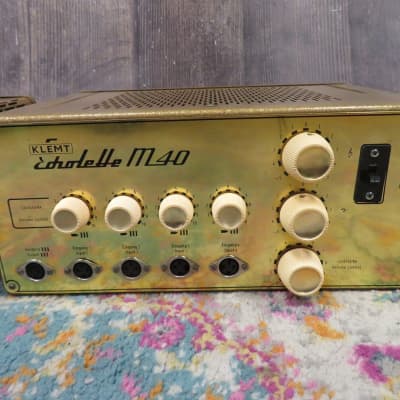 Klemt Echolette M40 Gold and Echolette NG51 S Gold Guitar Amplifier (Cleveland, OH) image 2