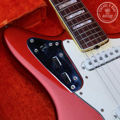 (Video) *All Original* 1969 Fender Jaguar Candy Apple Red, Rosewood Fretboard, Block Inlays w/OHSC, Case Candy | Rare Custom Colour Offset Vintage Guitar image 8