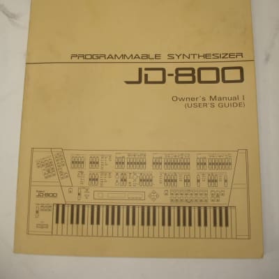 Roland JD-800 Owner's Manual I User's Guide & Manual II Reference Guide Books image 2