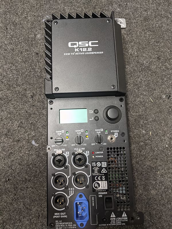 QSC K12.2 module Reverb
