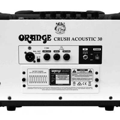 Orange Crush Acoustic Black 30 Amplificatore Acustico image 5