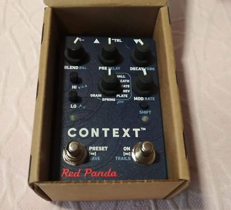 Red Panda Context 2 Reverberator Reverb and Deelay Pedal image 1