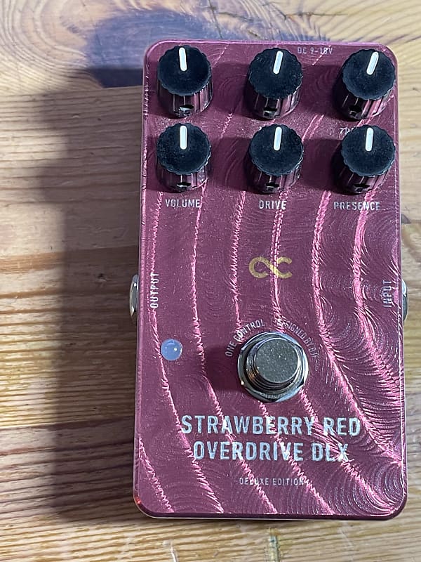 One Control Strawberry Red Overdrive DLX | Reverb