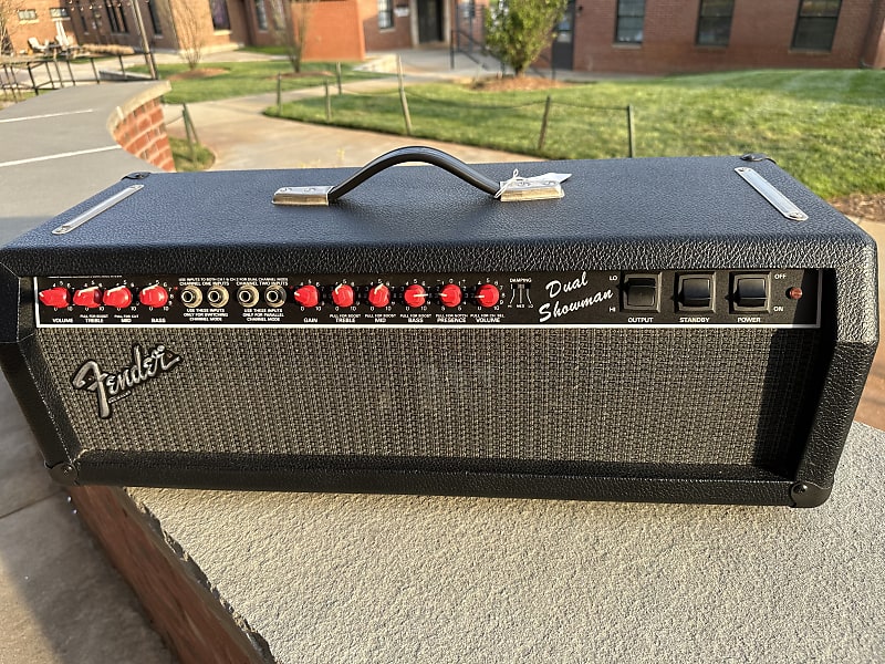 Fender Dual Showman 1988 Red Knob Reverb