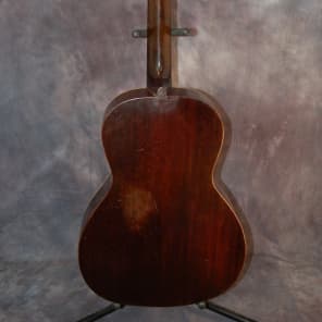 1938 Montgomery Wards Carson J Robison Cowboy Guitar Sunburst image 8