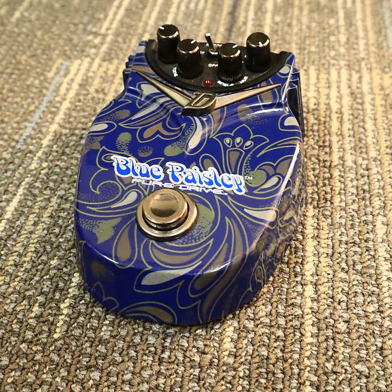 【超レア】Danelectro Blue Paisley Pure Drive Metal to the Pedal!! Danelectro Blue Paisley Pure Drive