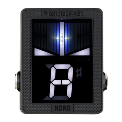 Korg PBX Pitchblack XS Compact Guitar Pedal Tuner with Integrated Display and Footswitch Featuring Four Meter Display Modes for sale