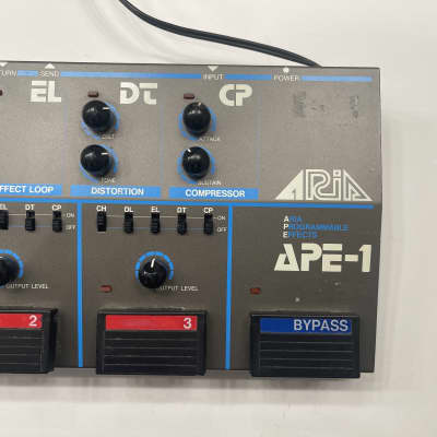 Aria APE-1 Chorus Delay Distortion Compressor Rare Vintage Multi Effects  Pedal | Reverb