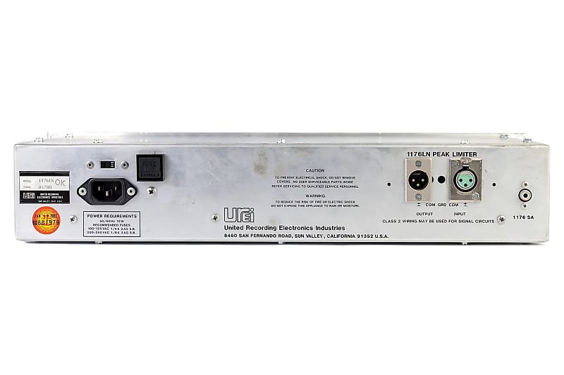 Urei Universal Audio 1176LN Rev. H Limiting Amplifier image 2