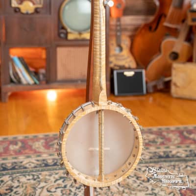 Snowbird Banjo Company Custom Birdseye Maple Open-Back Banjo #1008 image 10