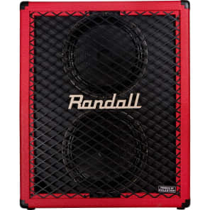 Randall RD212-UV-RED Diavlo 140-Watt 2x12" Upright Guitar Speaker Cabinet