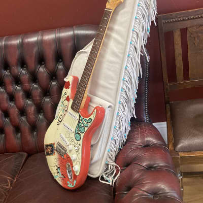 Fender Custom Shop Jimi Hendrix Monterey Pop Festival Stratocaster 1997 - Monterey Pop Art image 2