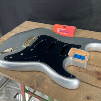 Real Life Relics Strat® Stratocaster® Body Aged Inca Silver #1 image 1
