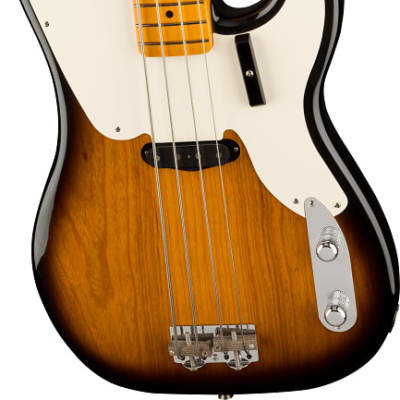 Fender American Vintage II 1954 Precision Electric Bass. Maple Fingerboard, 2-Color Sunburst image 5