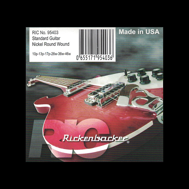 Rickenbacker 95403 - Six String "Standard" Nickel Round Wound String Set image 1