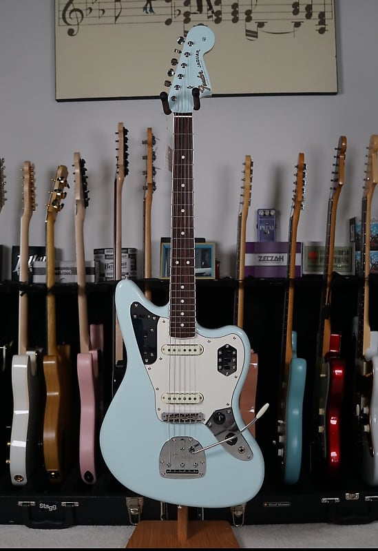 Fender Jaguar FSR Traditional II Sonic Blue | Reverb