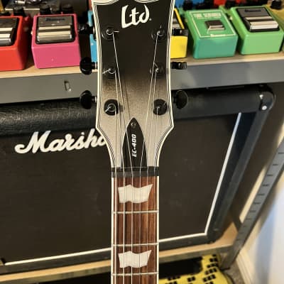 ESP LTD EC-400 Electric Guitar - 2018 - Black Pearl Fade Metallic - w/ TourTech Hard Case - Mint image 3