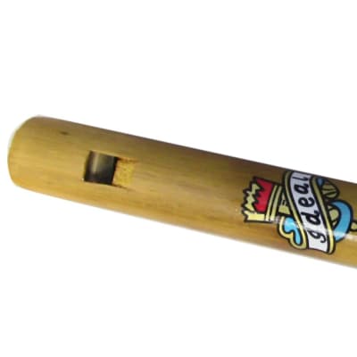 Zaza Percussion- 6 Finger holes -  Polished Bamboo Flute state D - 14'' (Indian Flute) image 2