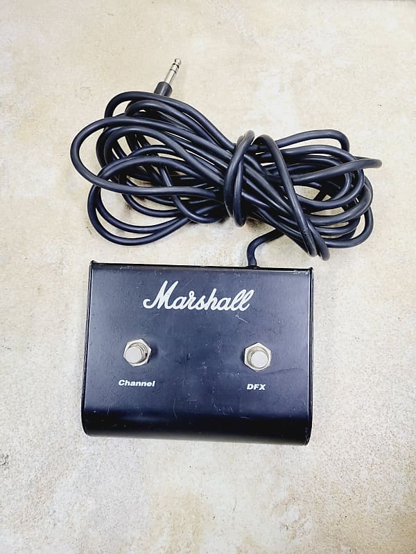 Marshall 2Button Channel DFX Foot Switch Guitar Amp Pedal Reverb